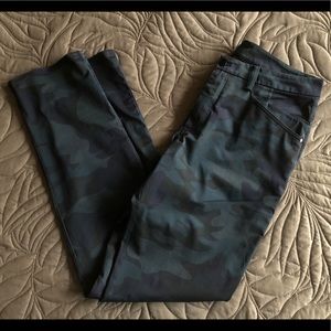 Lululemon ABC Blue Camo Pants Size 34